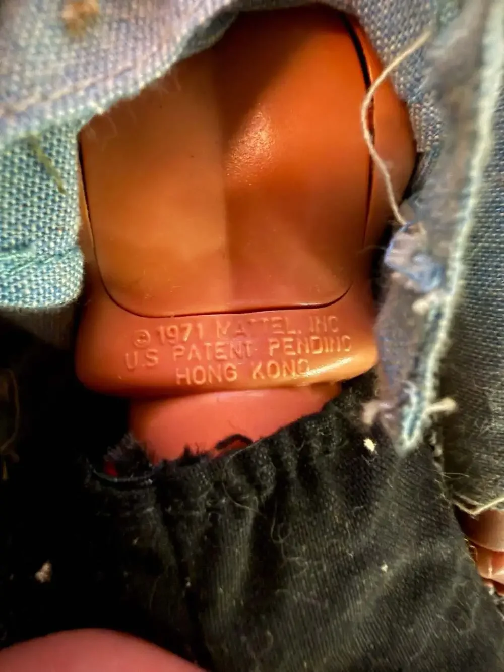 Mattel shown dark painted